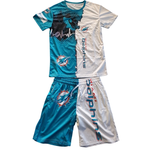Miami Dolphins shorts and shirt - Picture 2 of 4